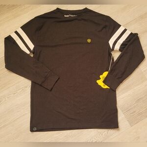 Snap Philanthropy long sleeves Gray shirt Size Medium